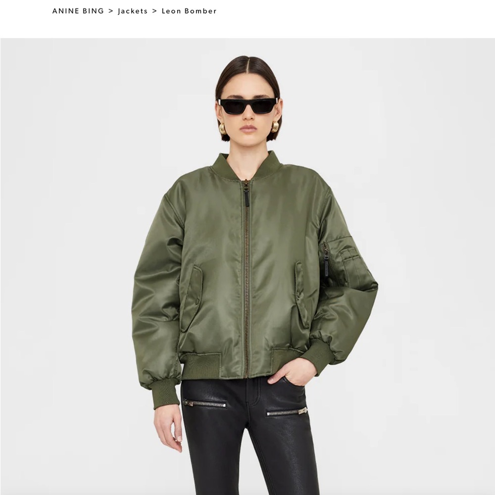 Anine Bing Leon Bomber Jacket Never worn - Sz small